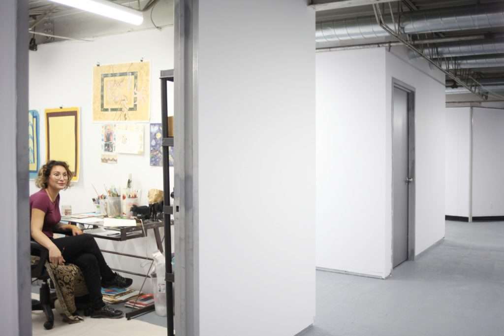SSO Artist Pansee Atta in her studio