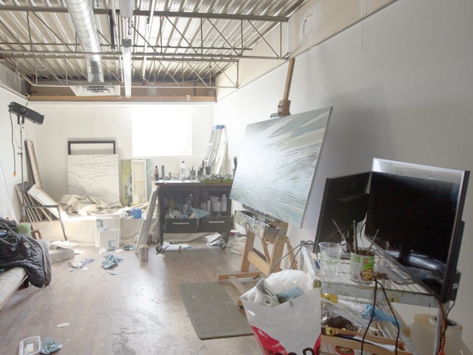 Studio space with natural light