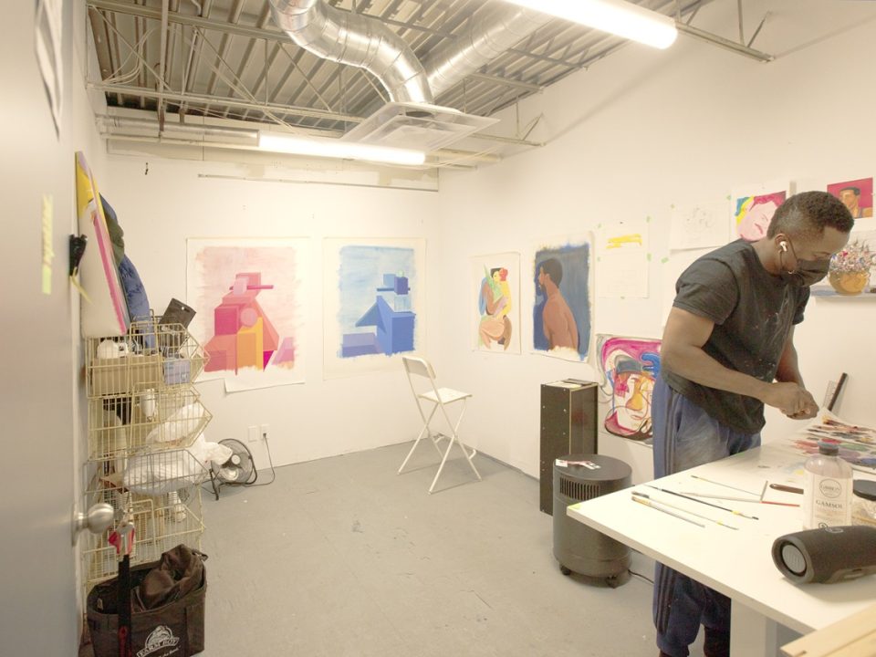Second floor studio